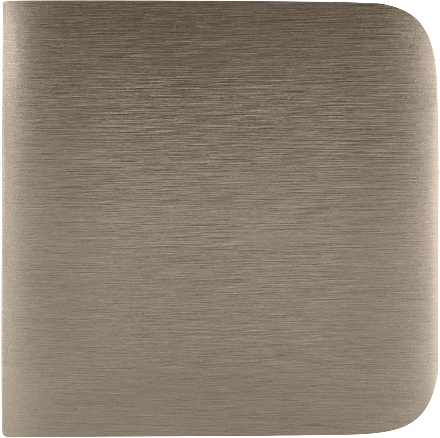 CRL Brushed Nickel Traditional Style Fixed Panel U-Clamp