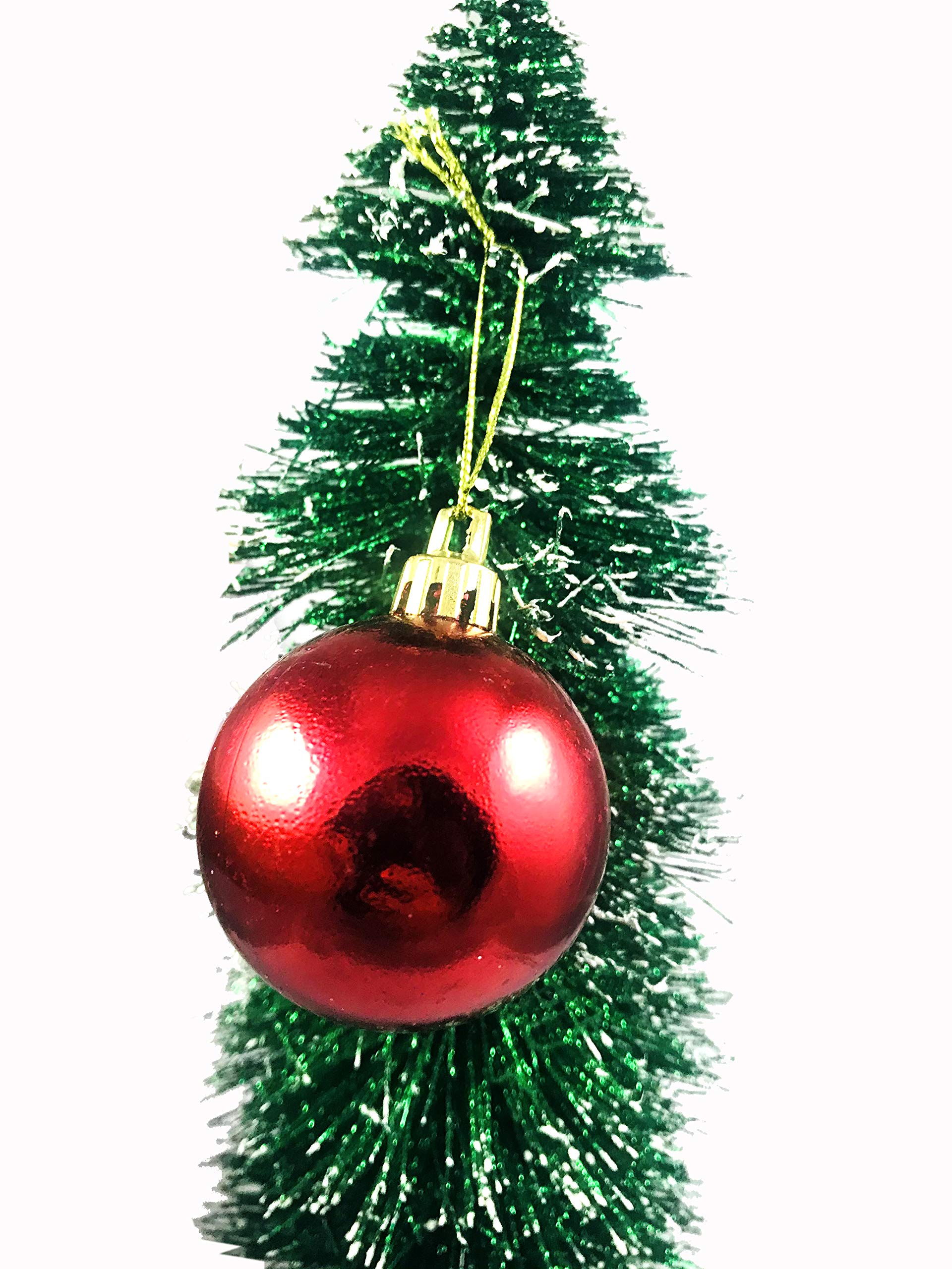 24 Christmas Tree Big Red Balls for Christmas Tree Decoration Hanging Ornaments