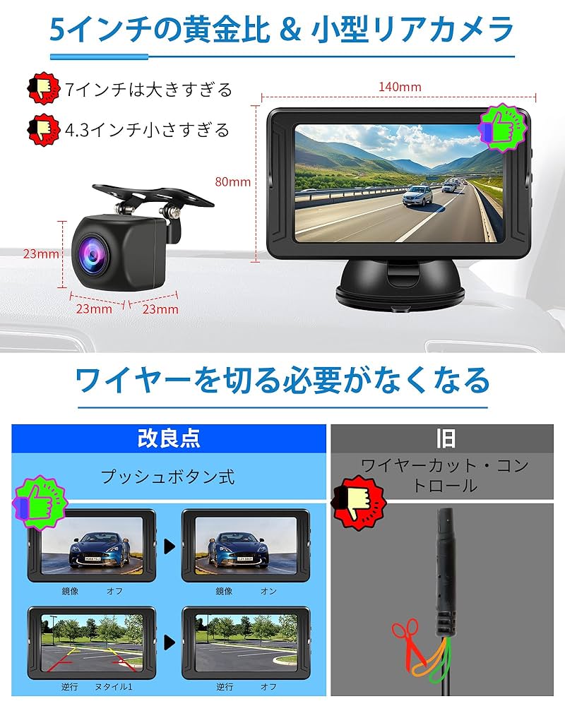 カメラ5点セット 山善 はじめての防犯5点セット 防犯対策 抑止効果(ドーム型