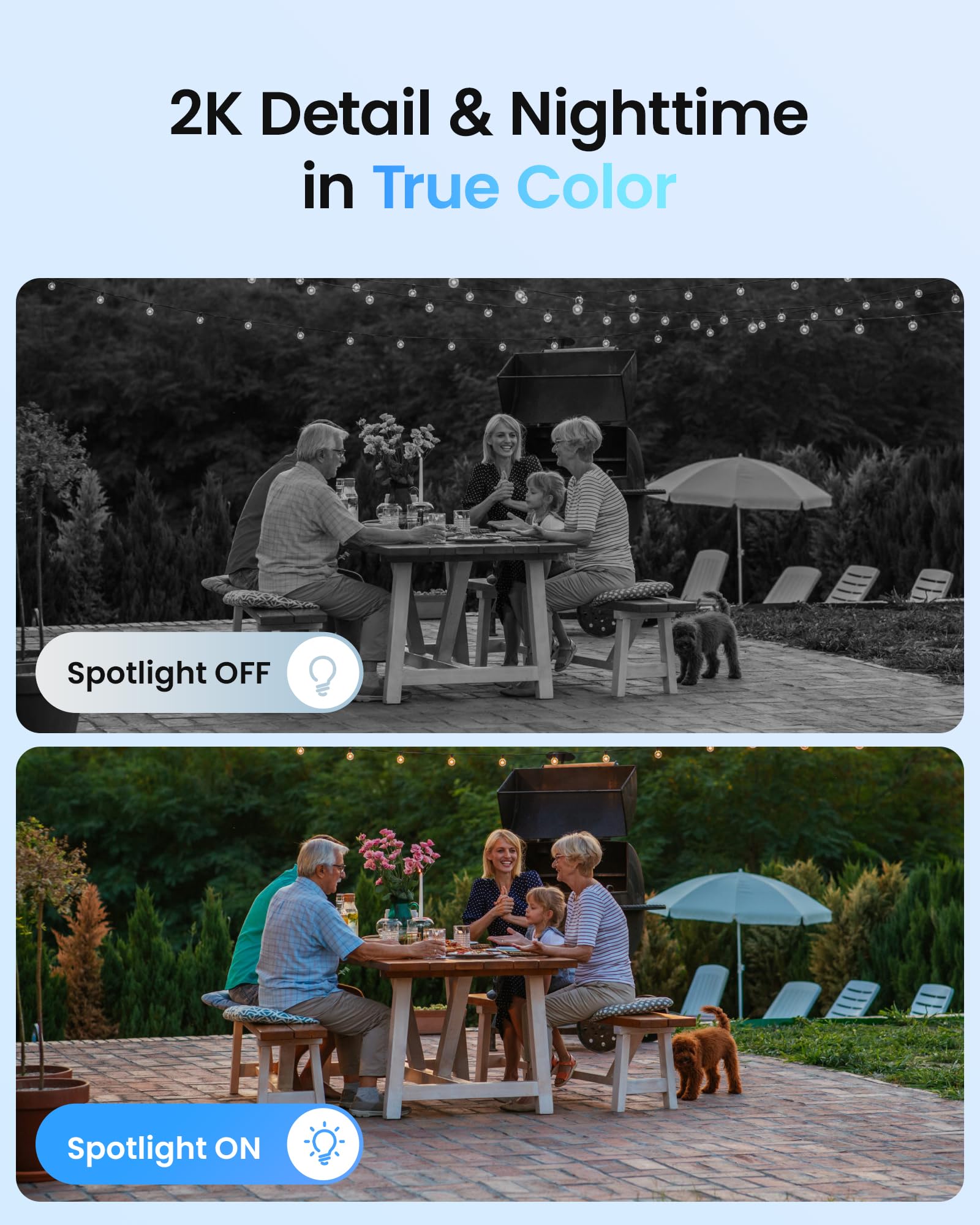 ZOSI 2K 3MP WiFi 6 Überwachungskamera Set Aussen, 8CH NVR mit 4 WLAN IP Kameras, 64GB Karte, 2-Wege-Audio, Personen- und Fahrzeugerkennung für Garten, Garage, Haus