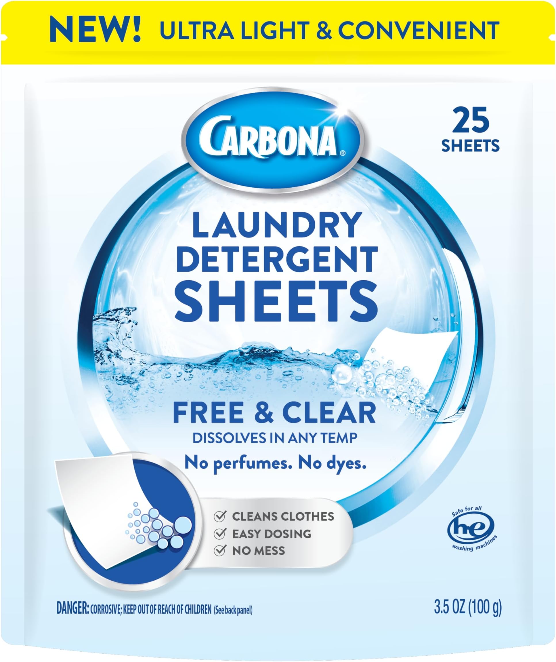 Honest Laundry Detergent, Free & Clear, 70 Fl Oz, Pack 2