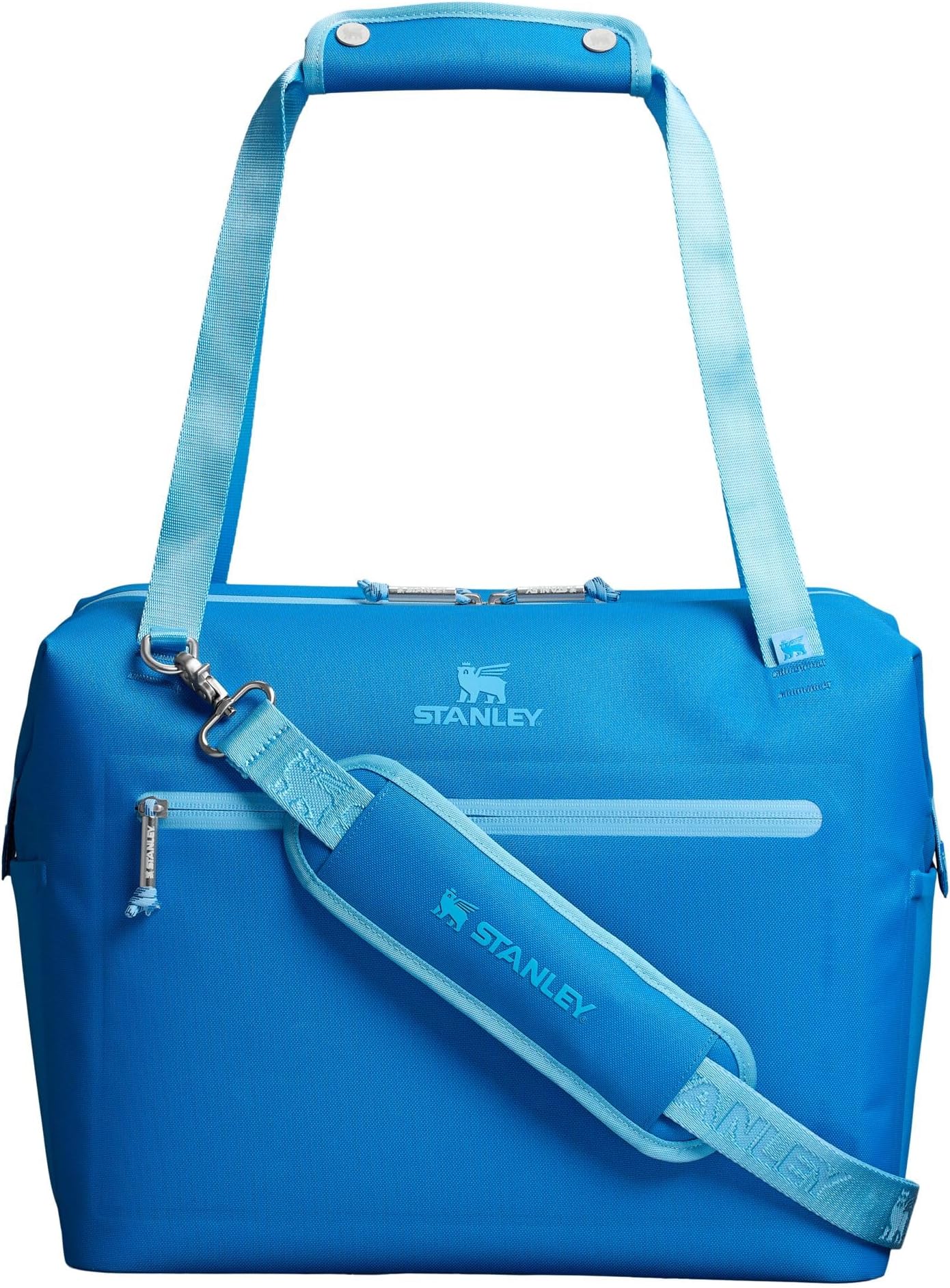 STANLEY All Day Julienne Max Soft Cooler Bag and Lunch Box 20 Quarts | 30 Can Cooler with Handles and Strap | Stays Cold for a Day | Insulated Travel Bag with Zipper | BPA-Free | Azure