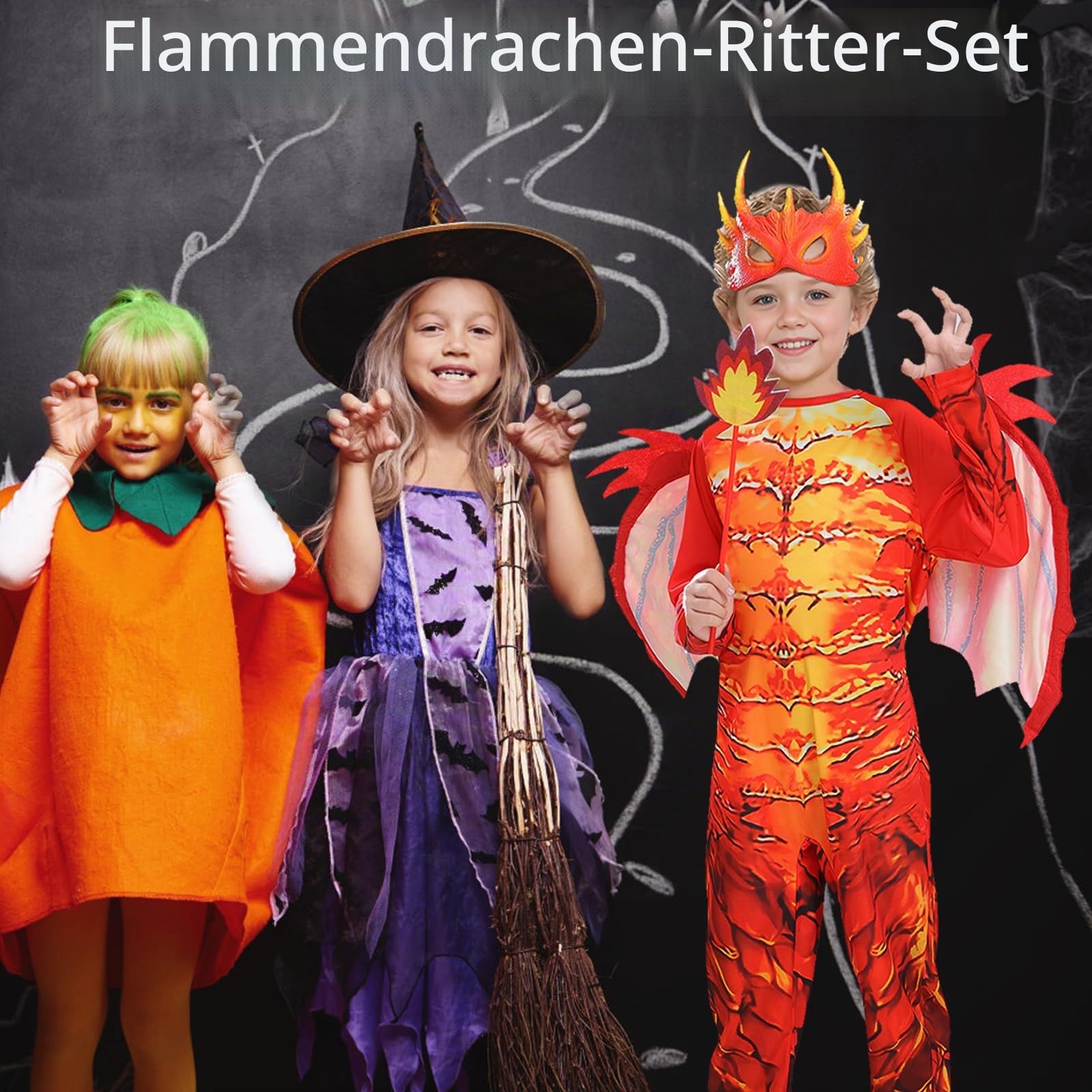Kind Jungen Drachenkostüm, 110/120/130 Kostüm Drache Kinder, Drachenflügel, Maske, Drachen Jumpsuits, Weihnachten Party Halloween Carnival Cosplay Kostüm für 4 5 6 7 8 Jahre Kinder