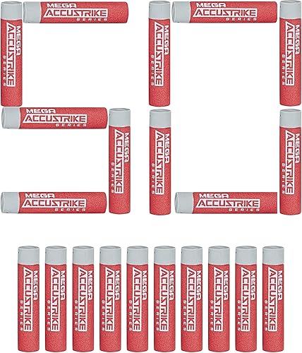 NERF Mega Accustrike Dart - Recambio oficial de la serie N-Strike de 50 unidades