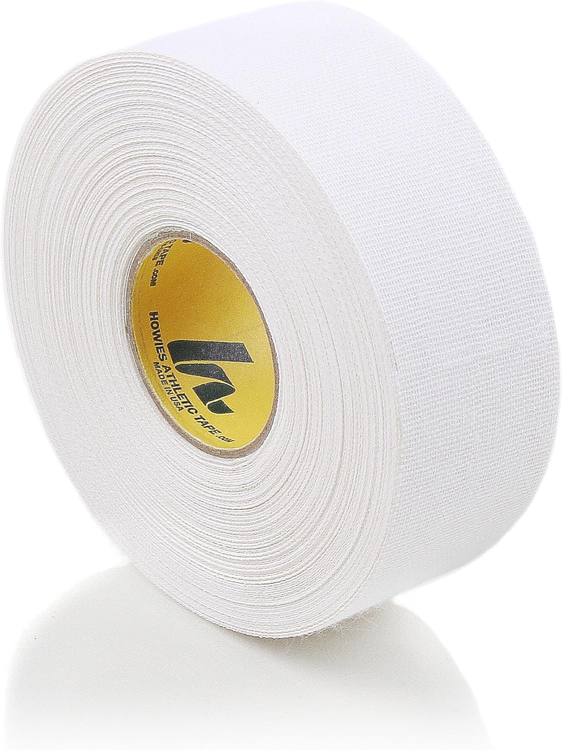 Howies Athletic Tape - 1" x 15yd White Athletic Tape, Pro Grade Strength - Sports Tape for Athletes and Medical Trainers, Fingers, Ankles, Wrist, Boxing, Football, Gymnastics (48)