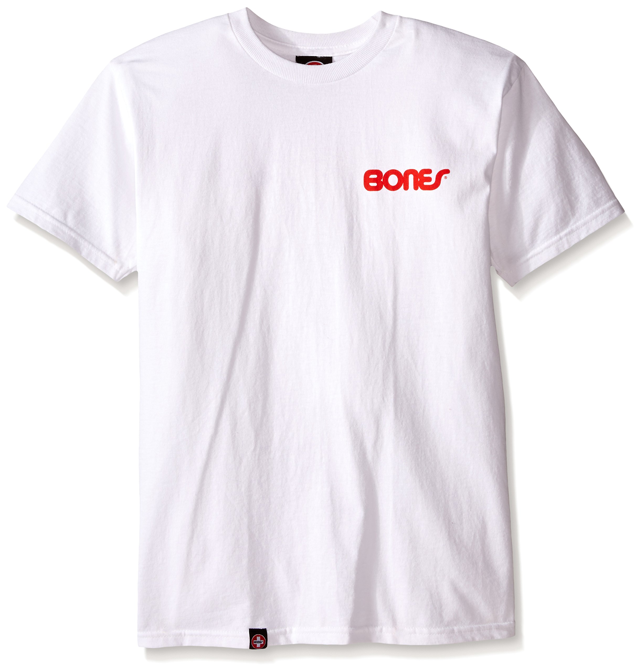 Bones Bearings Swiss Text White T-Shirt