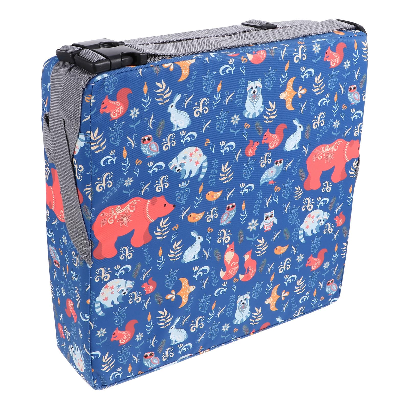 TOPBATHY Cojín Elevador de Comedor, Poliéster Azul, Desmontable