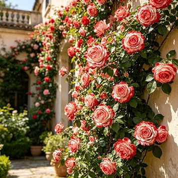 Climbing Rose-Hardy Perennial,Garden Flowers,Ornamental Flowers,Wedding Flowers Professional Planting for Stunning Garden Displays-500pcs-C