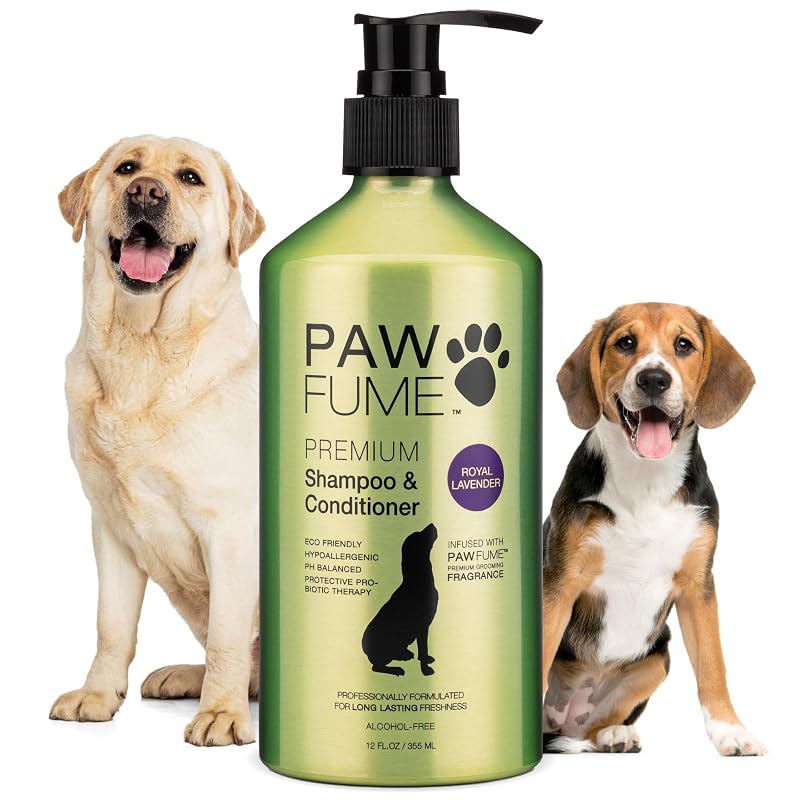 Shampoo e Condicionador para Cães Paw Fume com Lavanda, 360 mL, 1 unidade