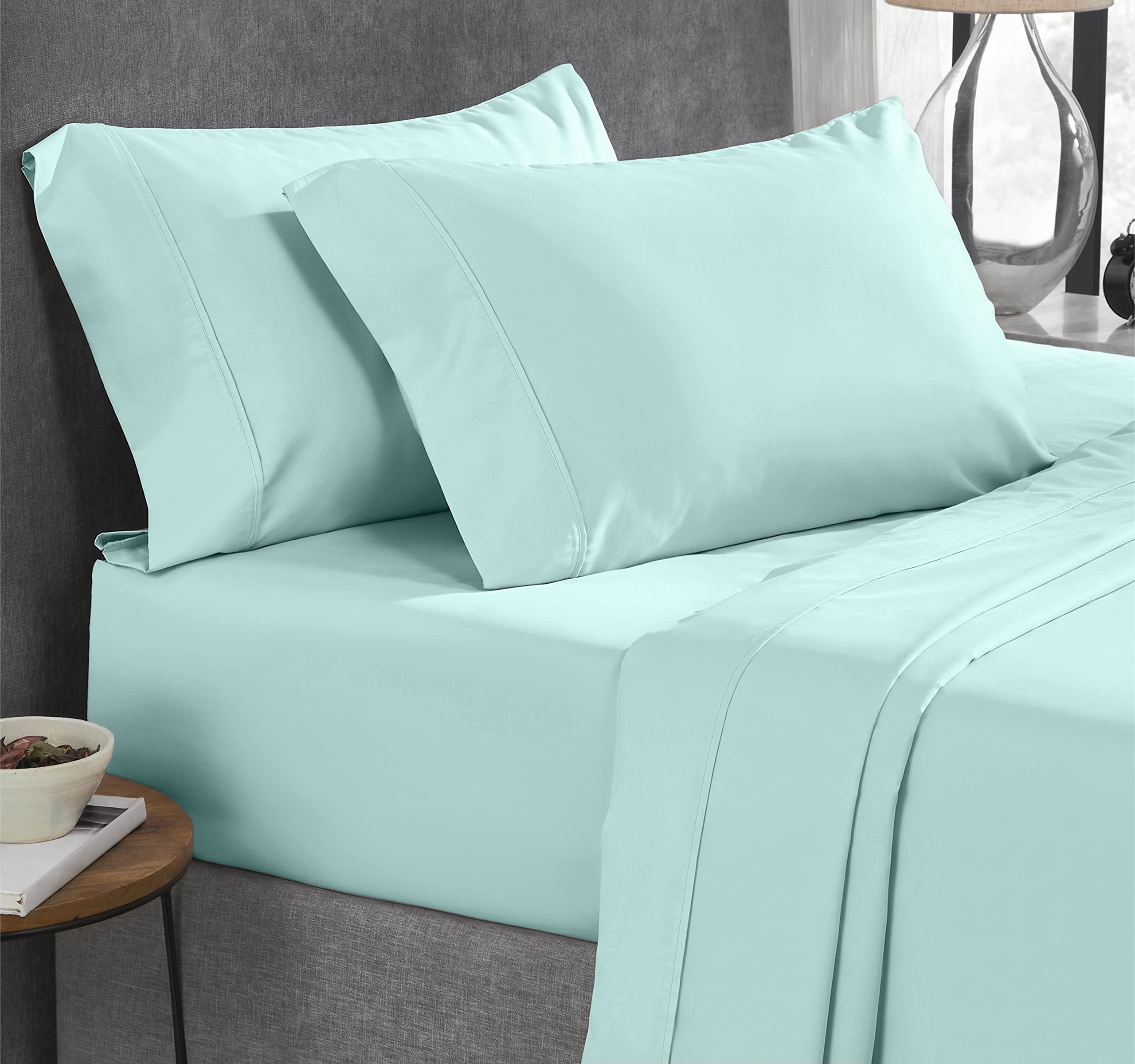 100% Cotton Sheets, King Size Sheet Set 