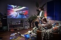 Vista 8 de SAMSUNG Proyector portátil inteligente Freestyle de 30 a 100 pulgadas, FHD, HDR, uso doméstico en interiores y exteriores, experiencia de pantalla