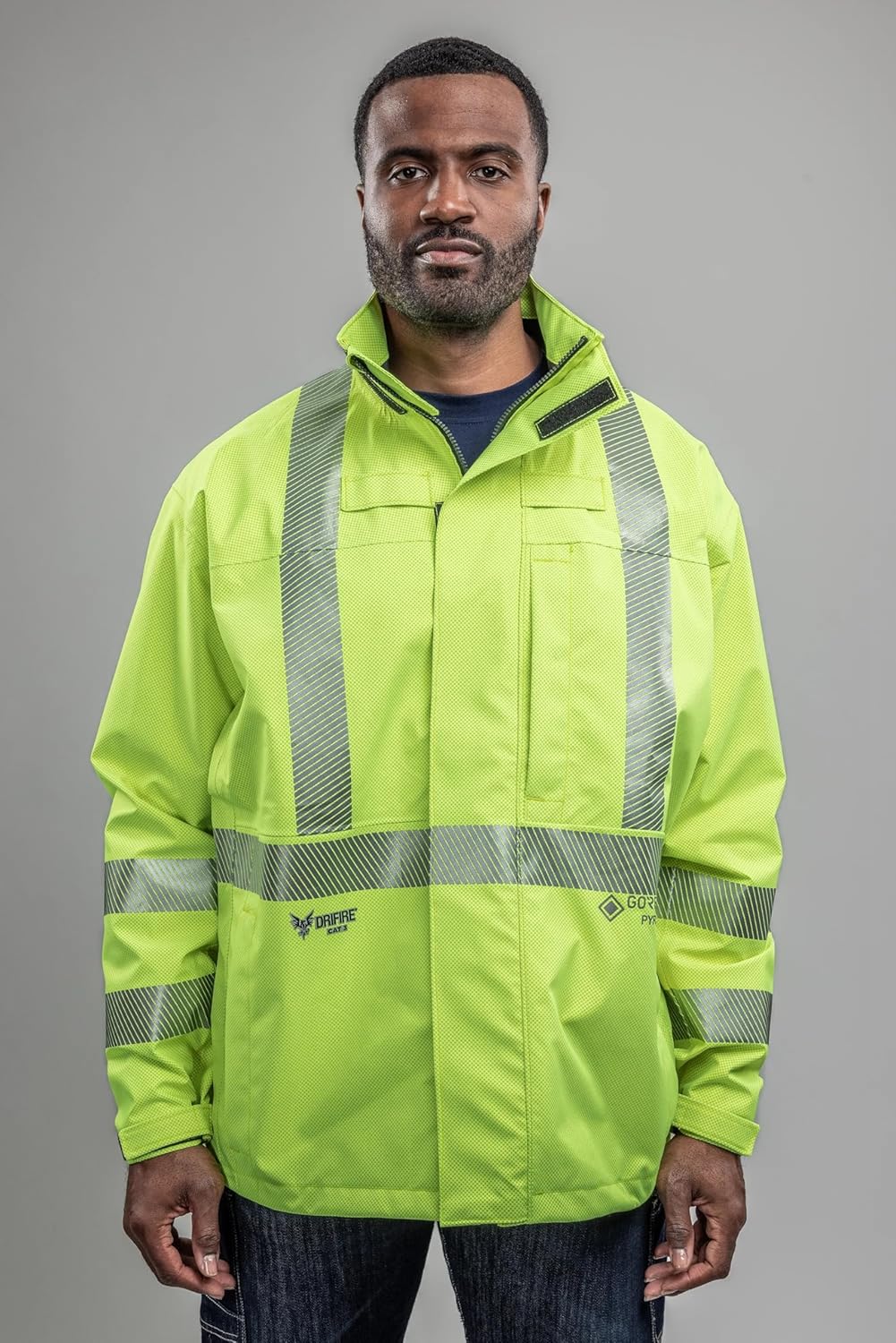 DRIFIRE HYDROflash FR Rain Jacket Class 3, Flame Resistant Rainwear