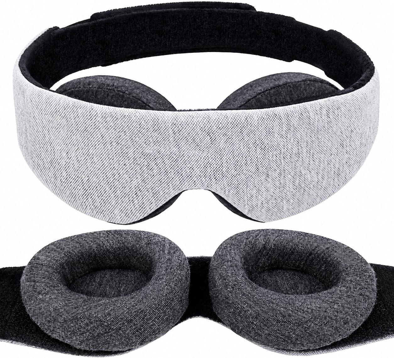 Store2508 Sleep Mask 100% Blackout Eye Mask Zero Eye Pressure Adjustable Eye Cups Guaranteed Deepest Possible Rest Perfect Sleeping Mask for Light Sleepers Travelers Midday Nappers