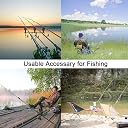 Yolo Tackles 5Pcs Fishing Rod Alarm Loud Dual Alert Bells Fishing Bells Clips for Fish Strike Silver Tone gallery image