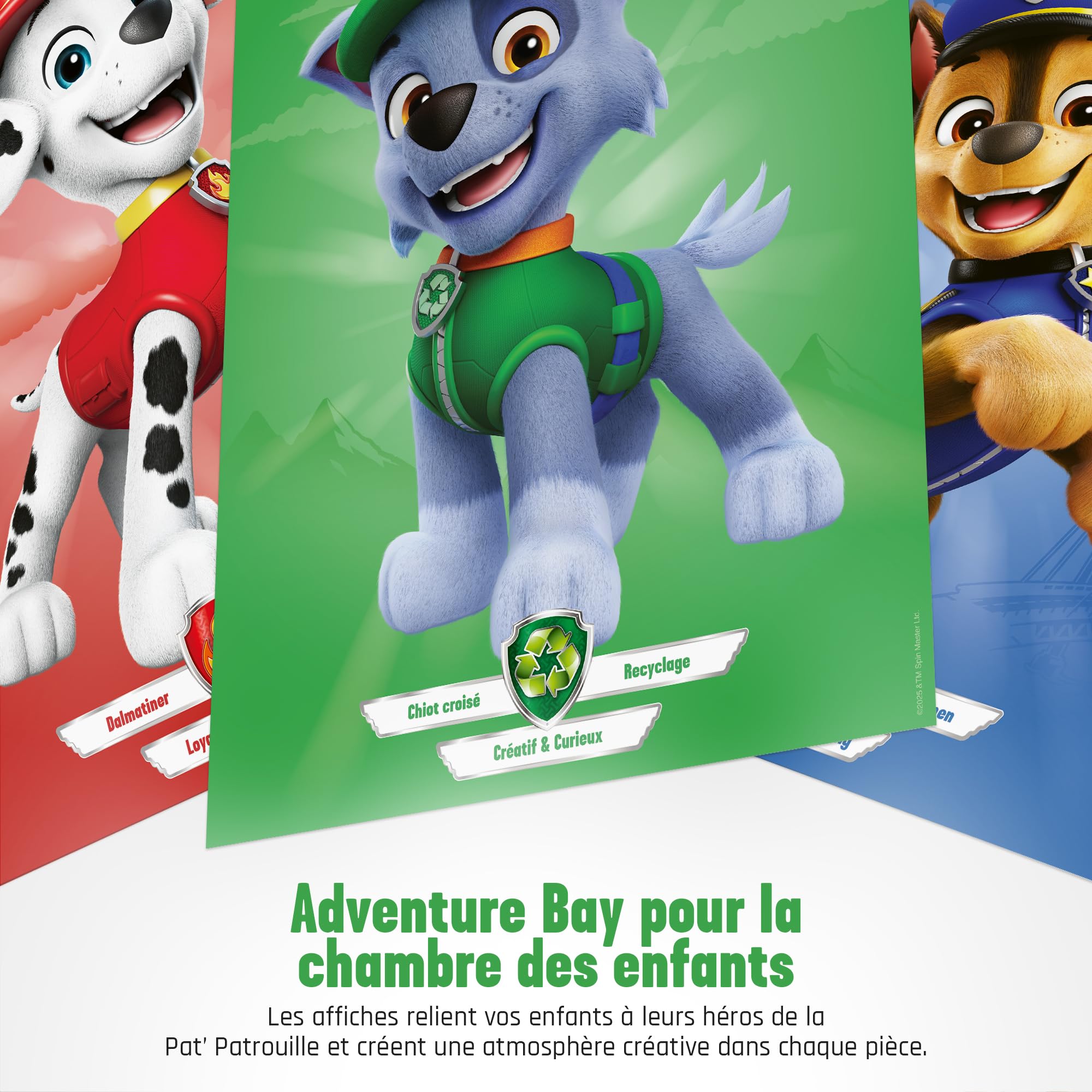PAW Patrol Lot de 6 posters Héros - Décoration Chambre Enfant (6A4)