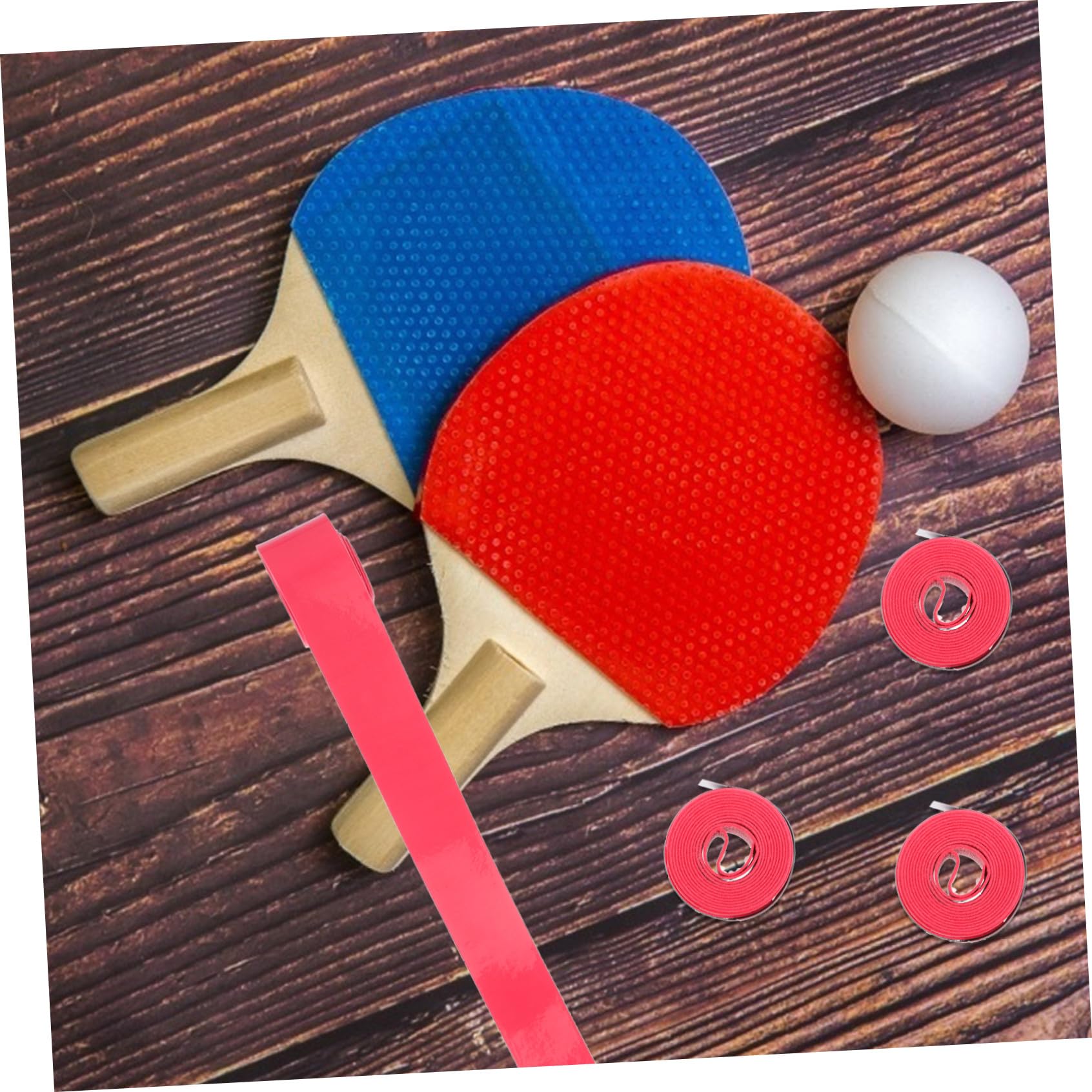 Cintas para Raquetas de Bádminton Antideslizantes Rojas 60 Unidades de PU Elásticas Absorbentes de Sudor para Tenis, Pádel y Deportes de Raqueta, Uso Deportivo y Recreativo