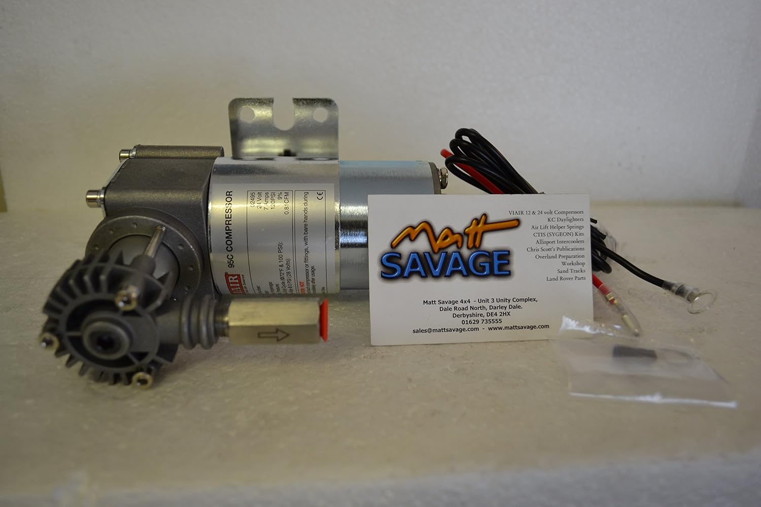 Viair 95C 24V Air Compressor. 120 PSI, 1.03 CFM (P/N 02495)