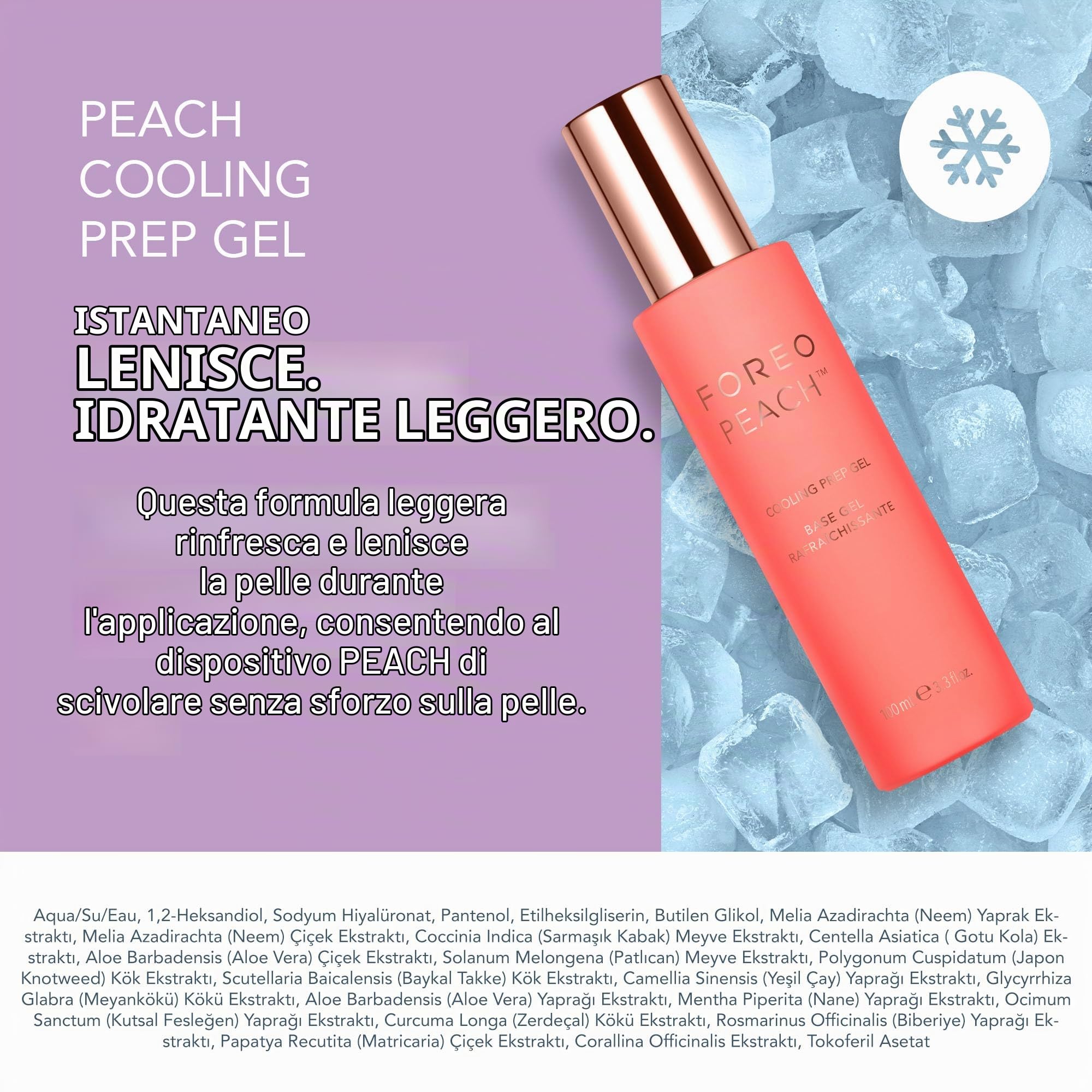FOREO PEACH 2 Go IPL Da Viaggio + Gel Preparatore Rinfrescante | Epilazione IPL E Laser, IPL Da Viaggio, Raffreddamento Cutaneo, Gel Rinfrescante, Zona Bikini, Peli Del Viso