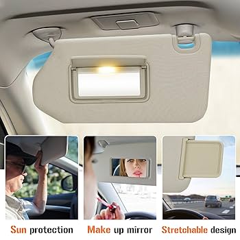 Amazon.com: Sun Visor with Light for 2013-2018 Nissan