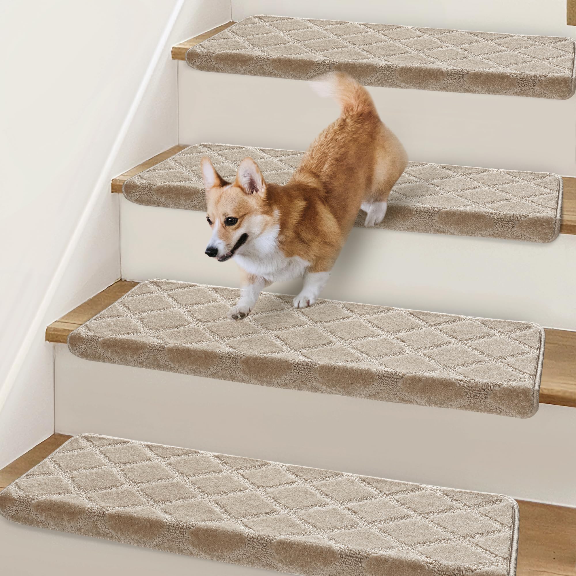 NEKL Bullnose Carpet Stair Treads