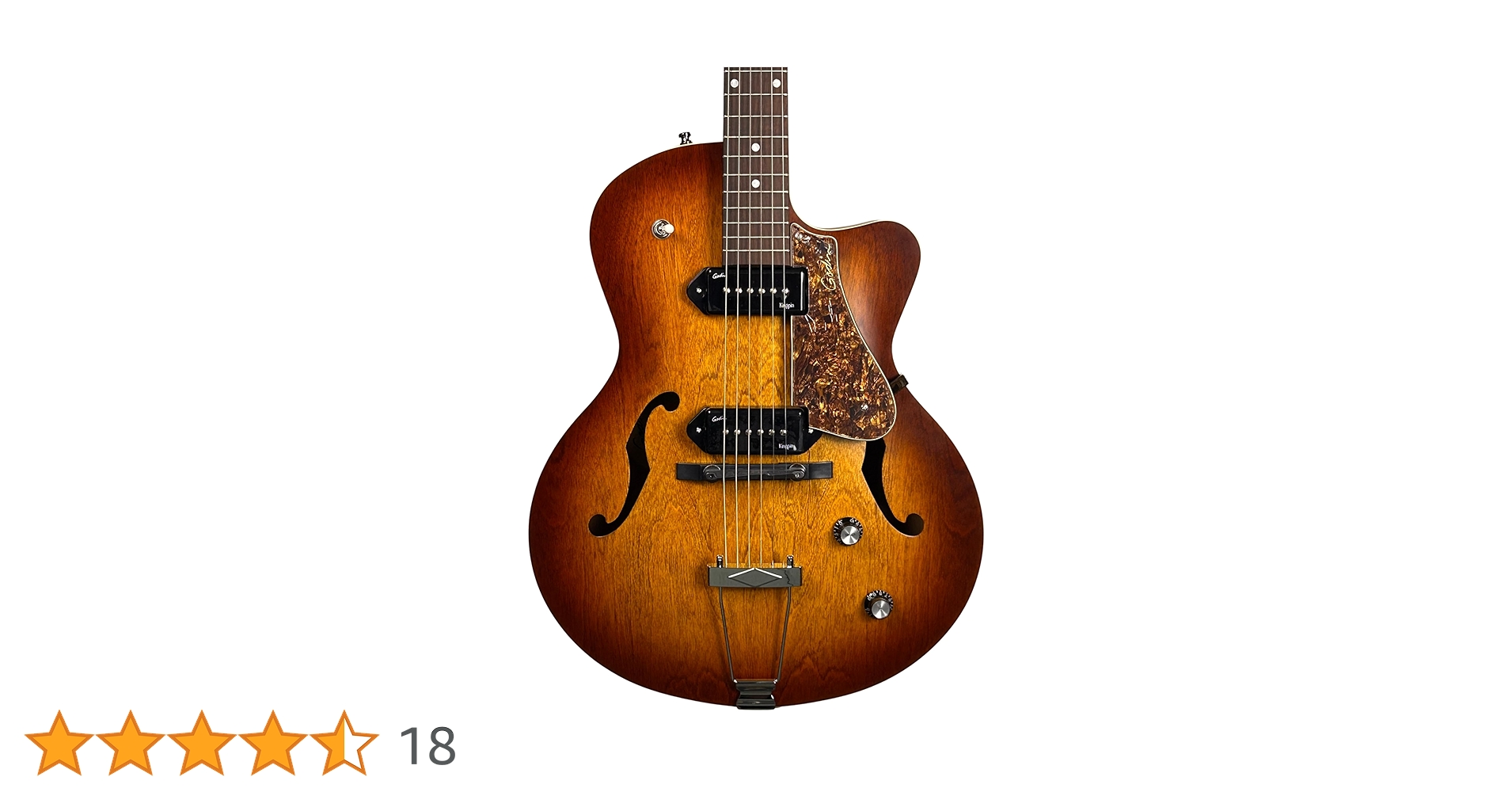 ほ*よ様 ゴダン　godin 5th avemue CW kingpinⅡ co 5th Avenue CW Kingpin II Vintage Burst | Godin Guitars