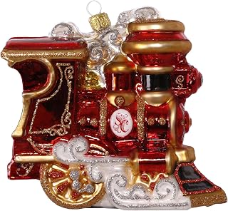 3995QK1515 Train Santa Certified Keepsake Christmas Ornaments