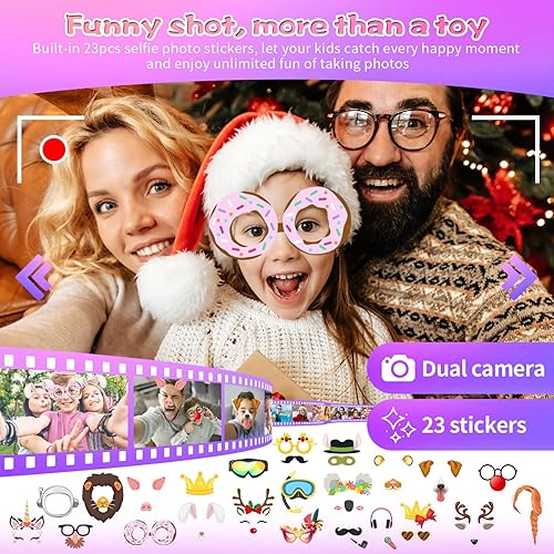 Miniatura 10 de Juguete de teléfono inteligente para niños de 3 a 8 años, regalo de cumpleaños de Navidad para niñas y niños de 4, 5, 6, 7, 9 años, teléfono celular