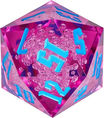 Miniatura 132 de 55mm 20 Sided DND Dice, Giant D20 D&D Polyhedral Dice Large D20 with Die Gift Box for Dungeons and Dragons, RPG Table