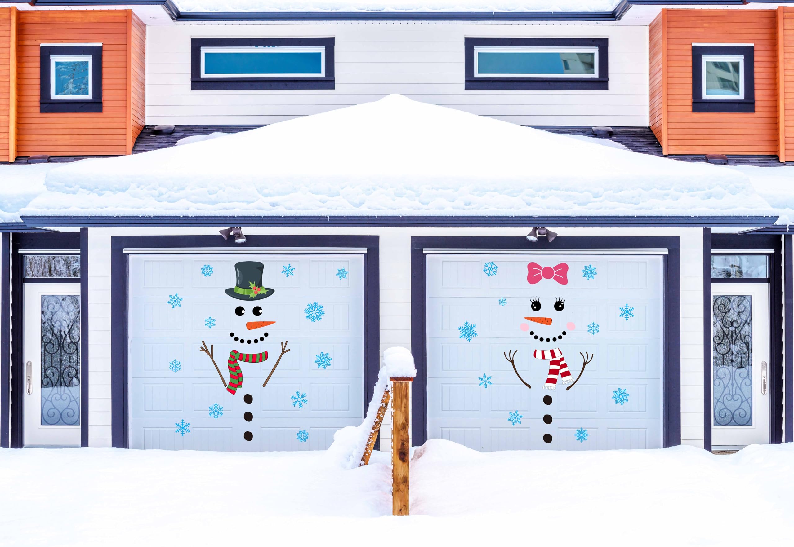 Snowman Fridge Magnets Set Of 16, Funny Refrigerator Magnet Fridge Stickers Holiday Christmas Decorations For Refrigerator