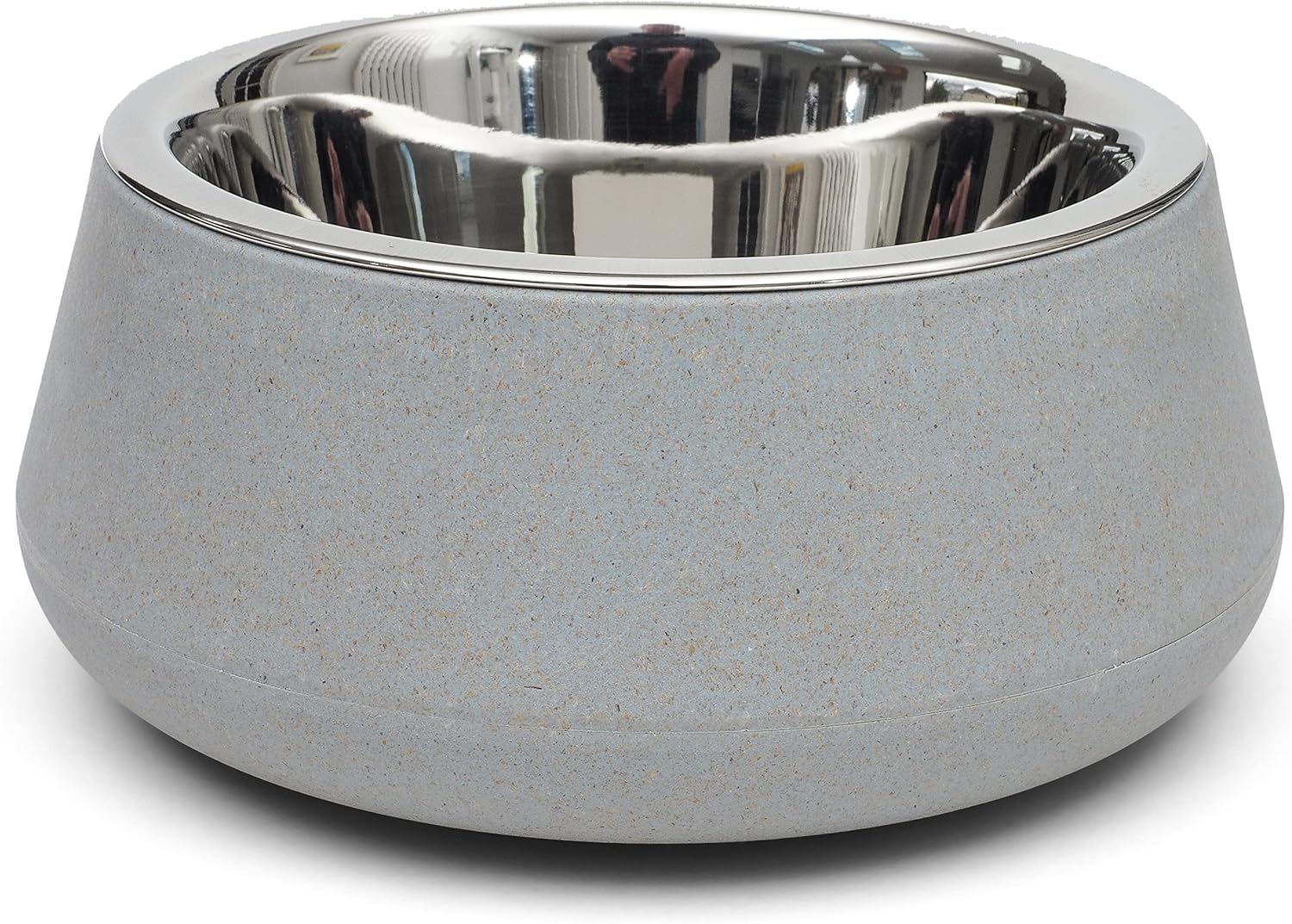 Sustainable Bamboo Dog Bowl 17cm (Light Blue) BigaMart