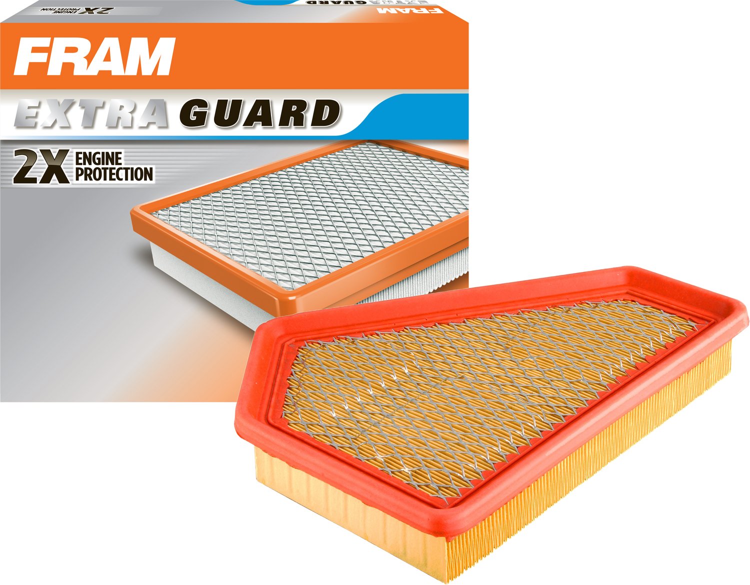 FRAM Extra Guard Flexible Rectangular Panel Engine Air Filter Replacement, Easy Install w/Advanced Engine Protection and Optimal Performance, CA11054 for Select Cadillac Vehicles