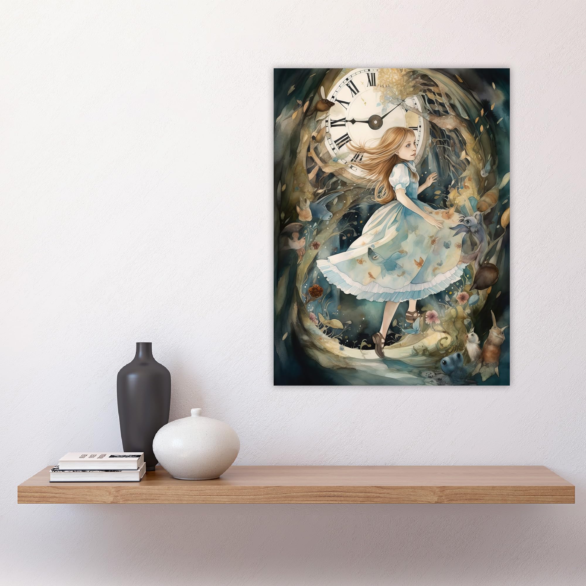 Amazon.com: Artery8 Alice In Wonderland Watercolour Down The