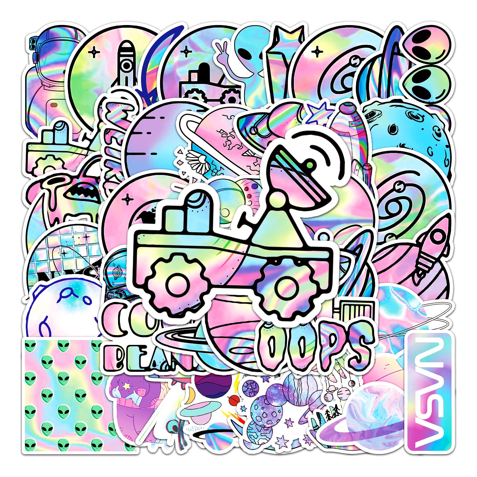 Cute Animal Stickers - 50 Pcs Waterproof Vinyl Decals -7