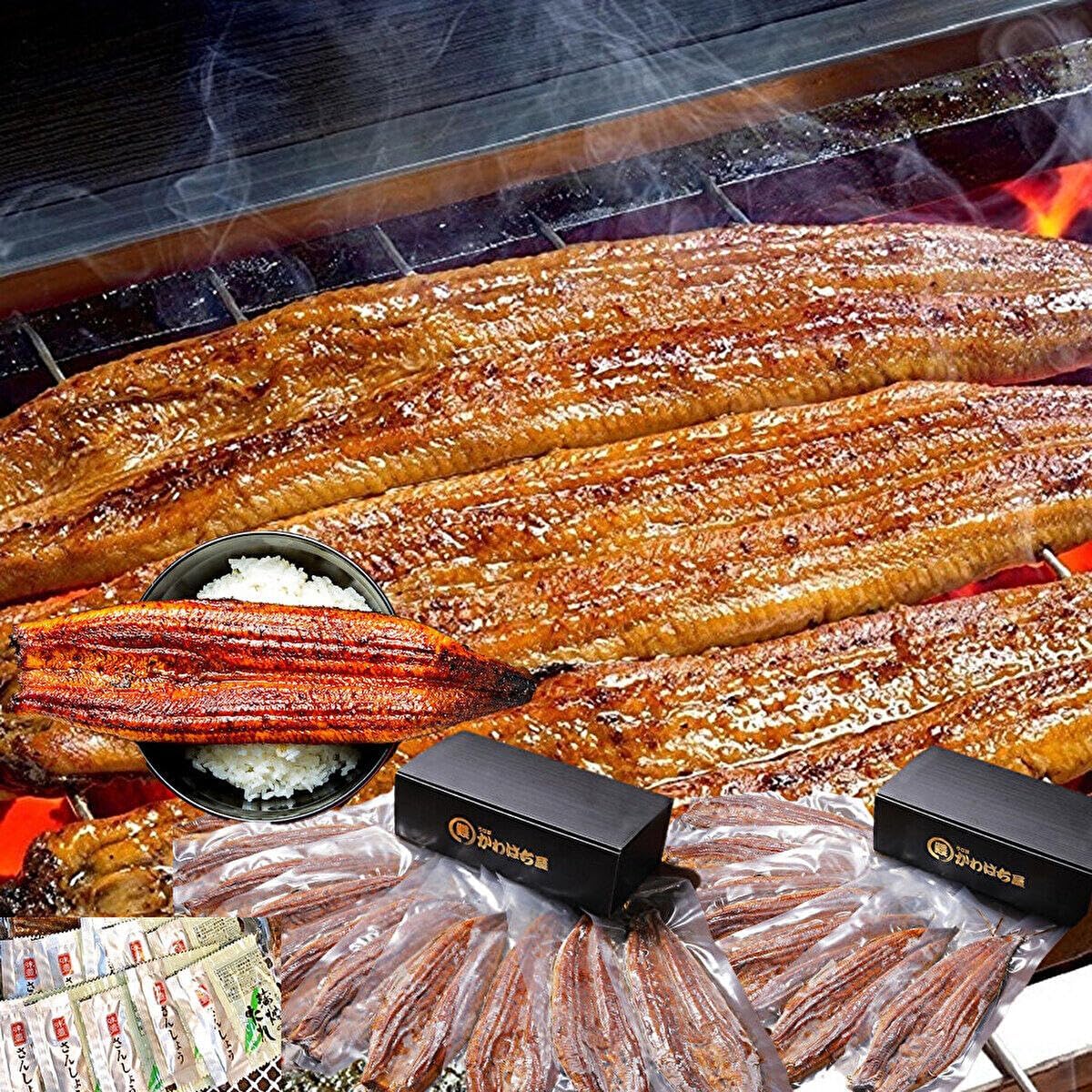 うなぎ かわはち屋 上うな重用 30人前 上蒲焼大165ｇ×30尾 タレ付 HACCP認証 中国産