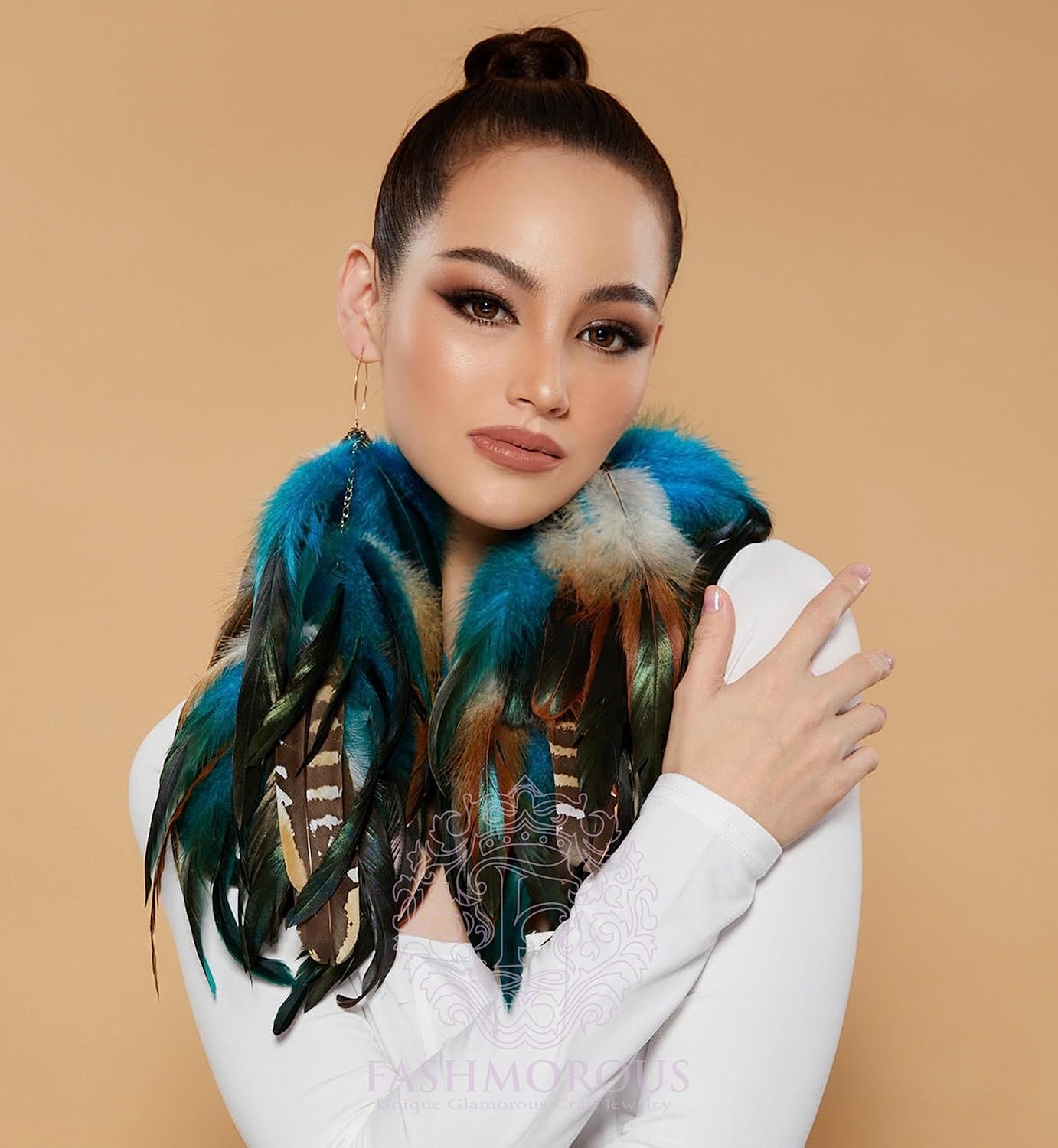 Adult Cowgirl Costume 70s 80s Hippie Disco Costume Pink Bell Bottom Women - Image 3