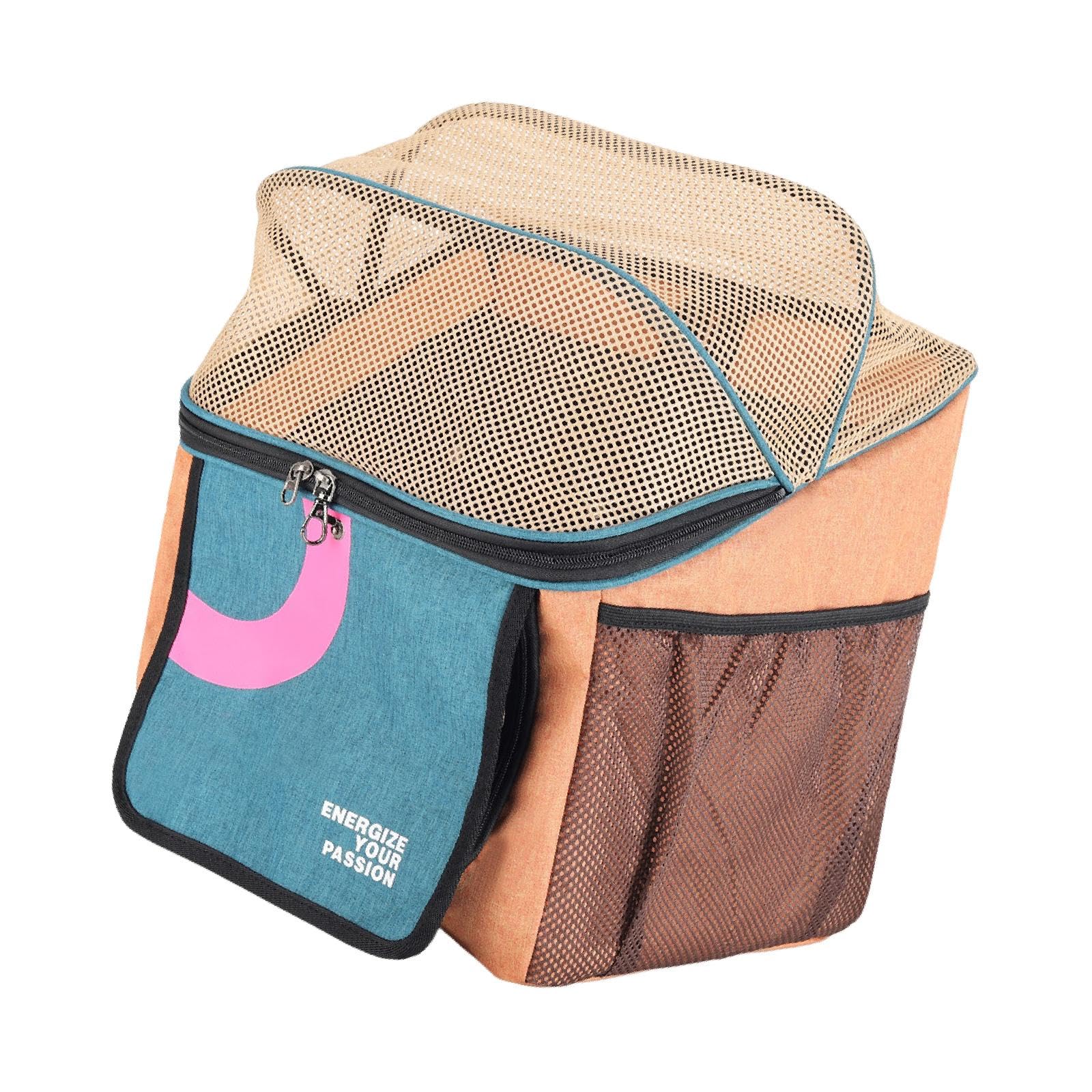 Sac à dos de transport pour animaux pliable pour de longues balades à vélo