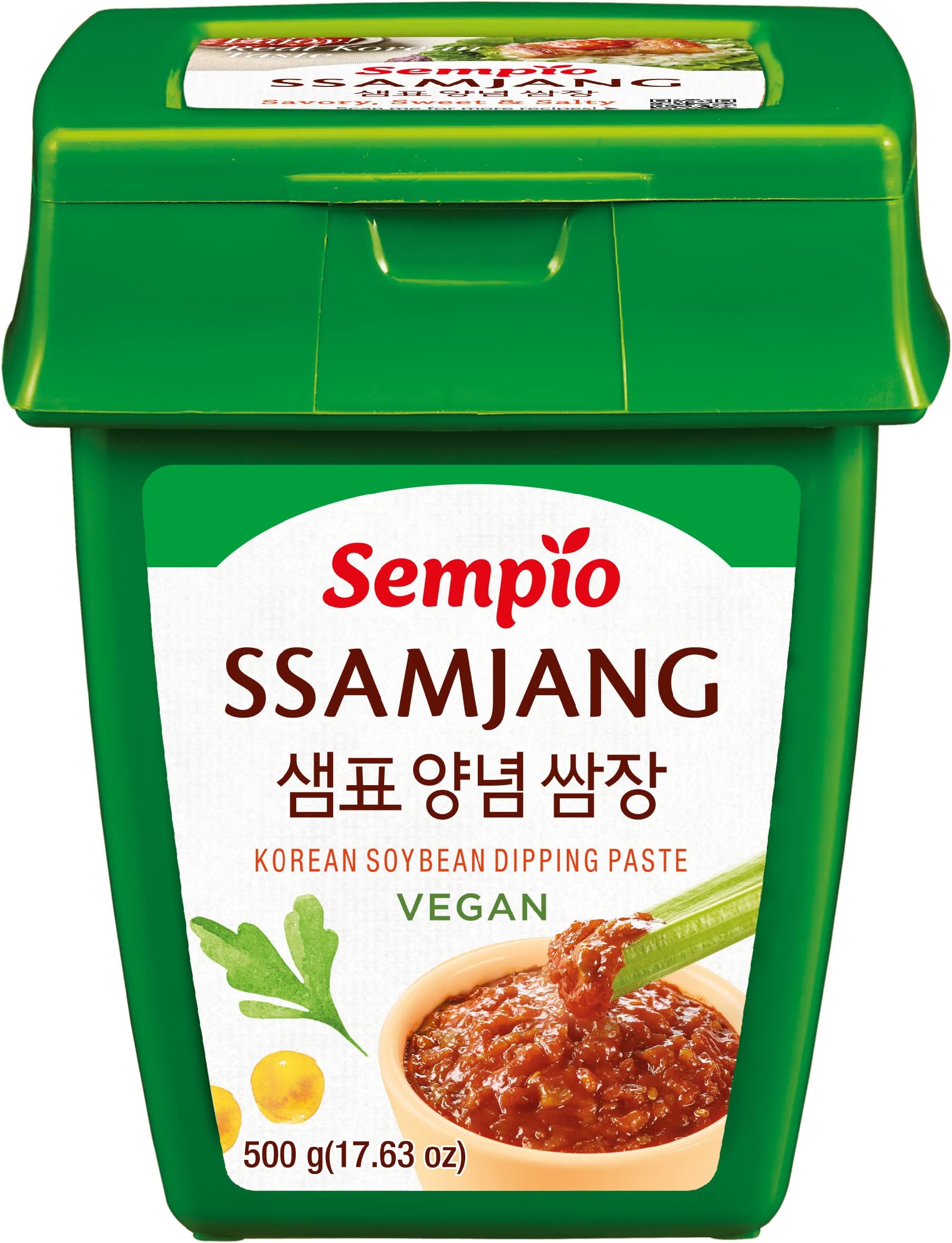 Sempio Korean Soybean Dipping Paste, Korean BBQ Sauce, Vegan Ssamjang 500g