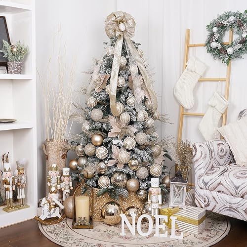 Miniatura 7 de Adornos de bola de Navidad de 3.15 pulgadas, 12 piezas de bolas de lentejuelas con purpurina, bolas para árbol de Navidad, bodas, fiestas,