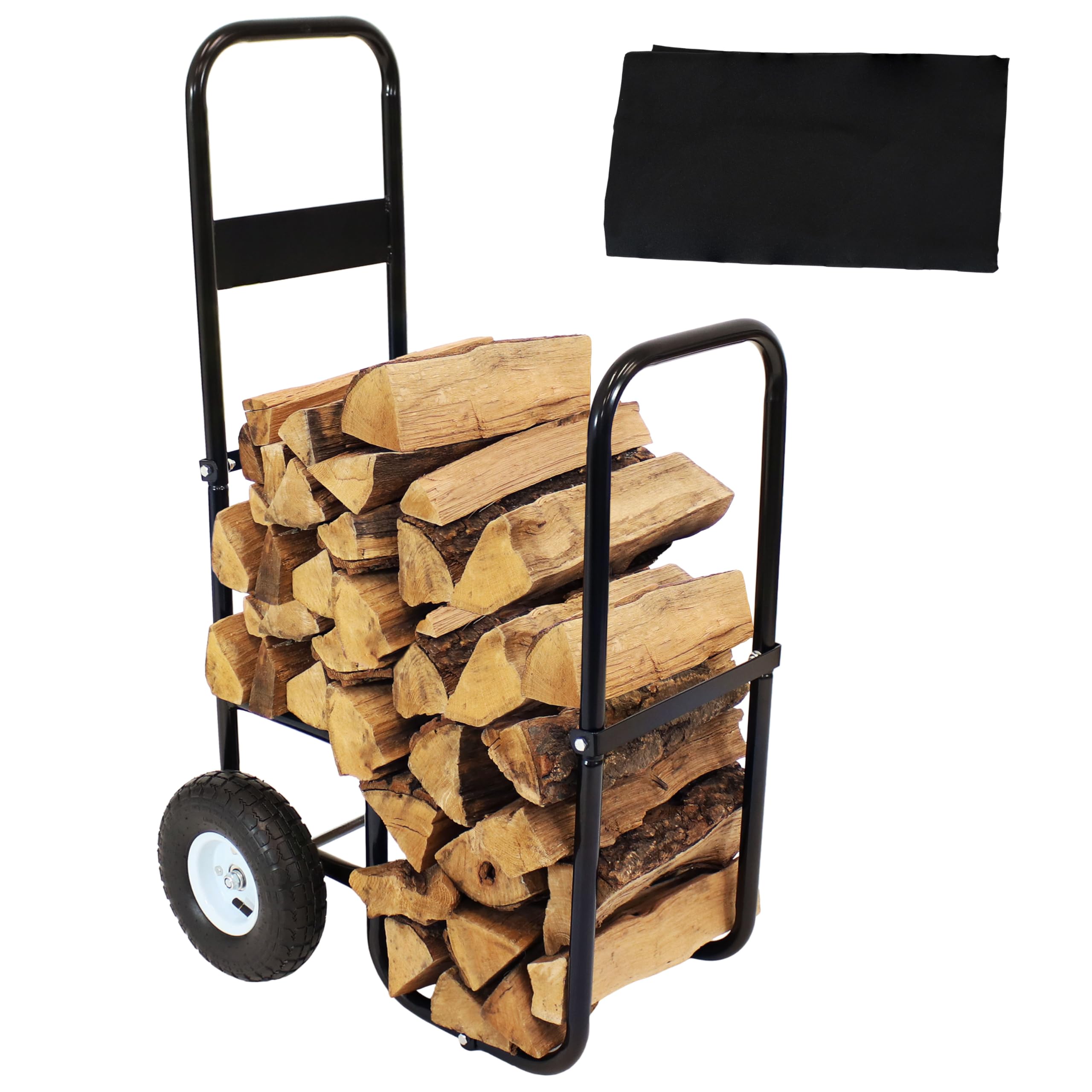 Sunnydaze Firewood Cart