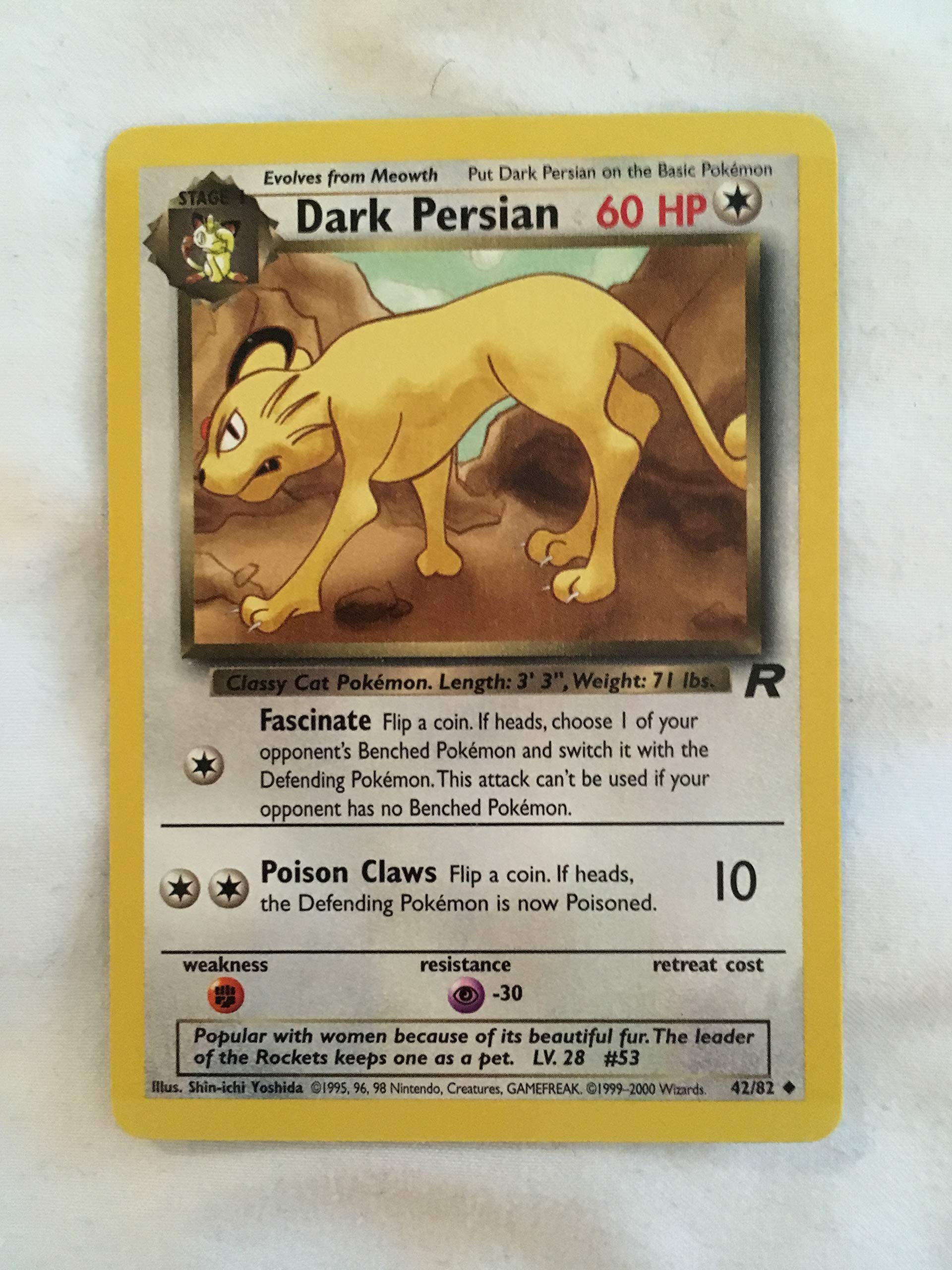 Pokemon - Dark Persian (42) - Team Rocket