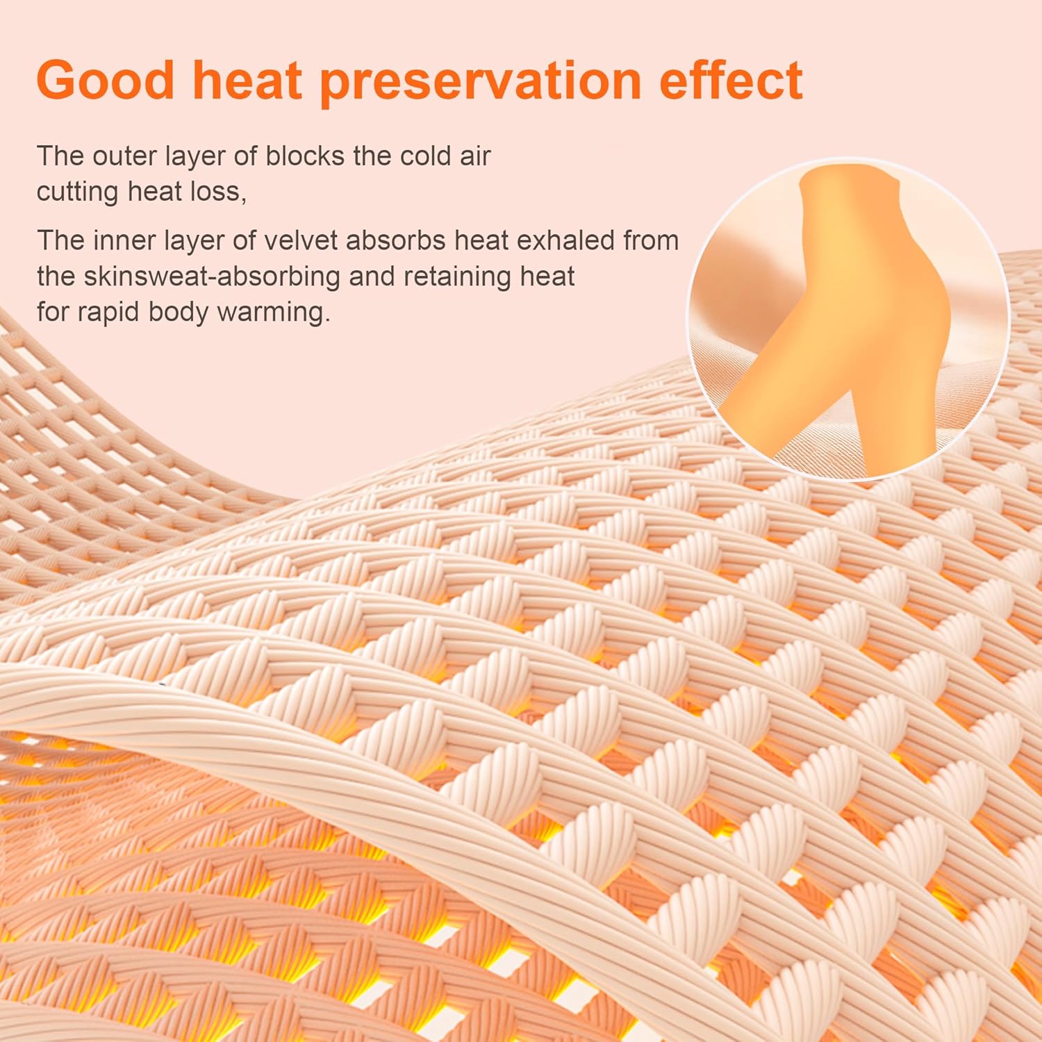 Women’s Fleece-Lined Tights - Ultra-Warm Fake Sheer Look Pantyhose Thick Leggings for Winter - Image 2