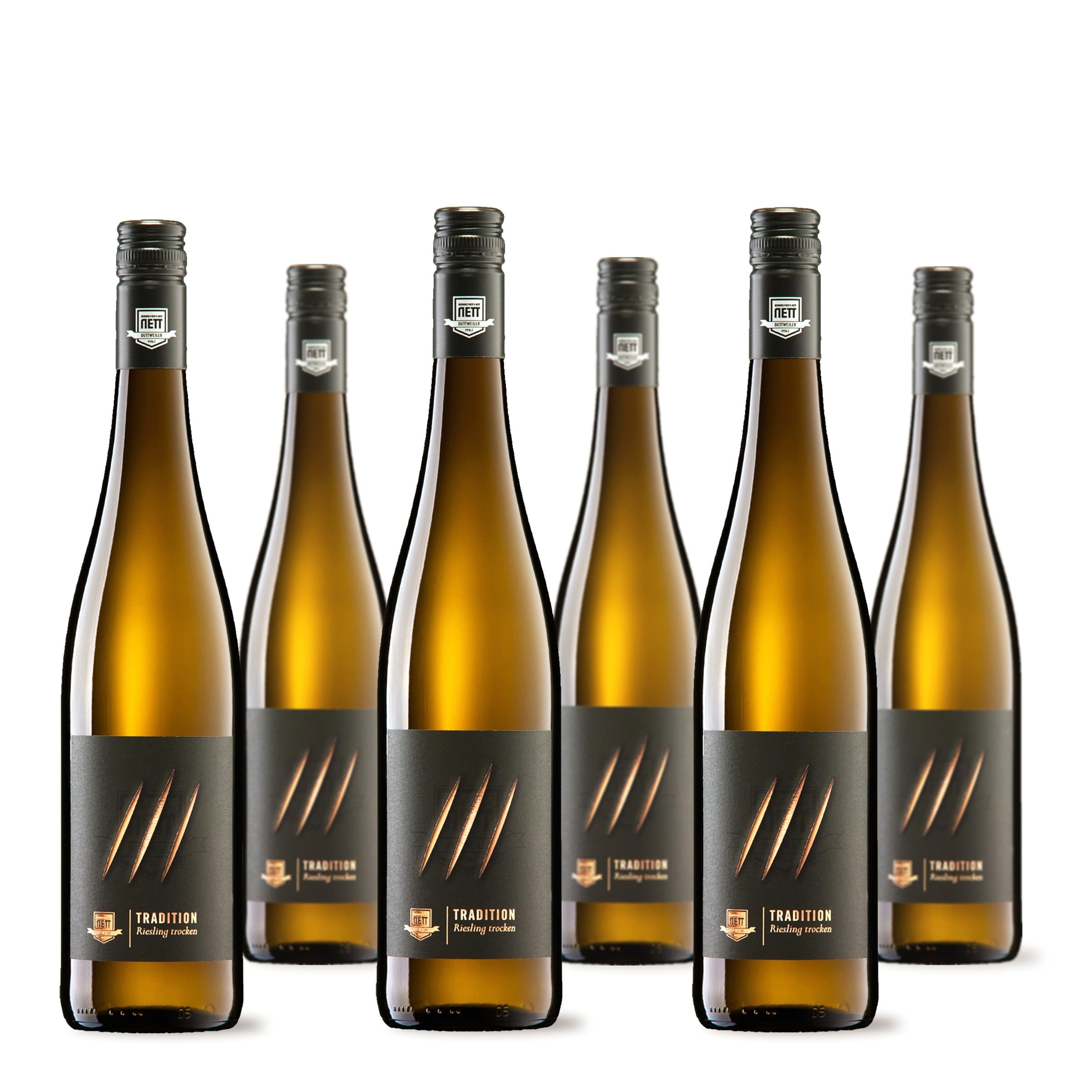 Bergdolt-Reif & Nett 2024 Riesling – Tradition trocken (6 x 0,75 l) inkl. weine.de-DropStop