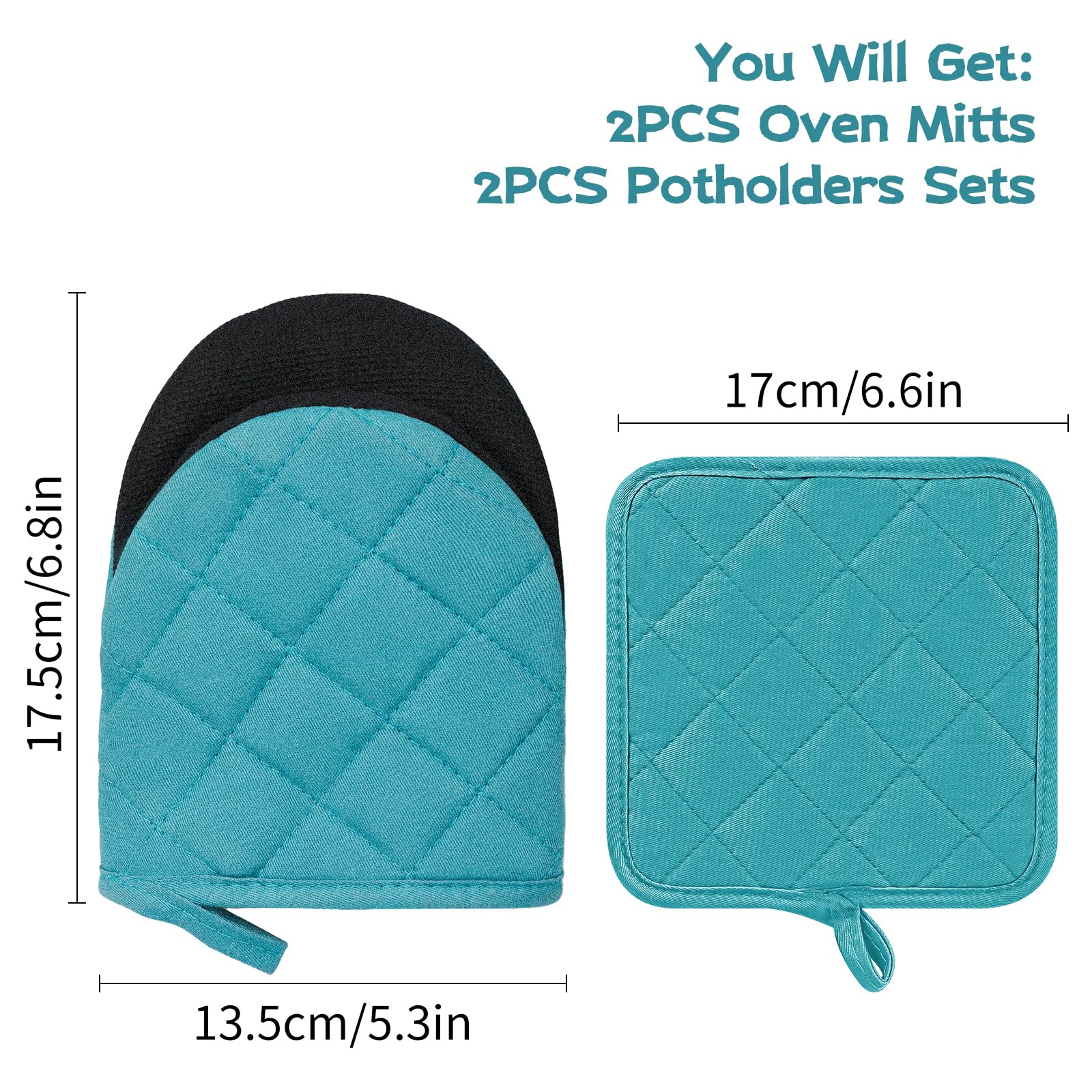 Moufles En Silicone - Ensemble De Maniques Pour Supports De