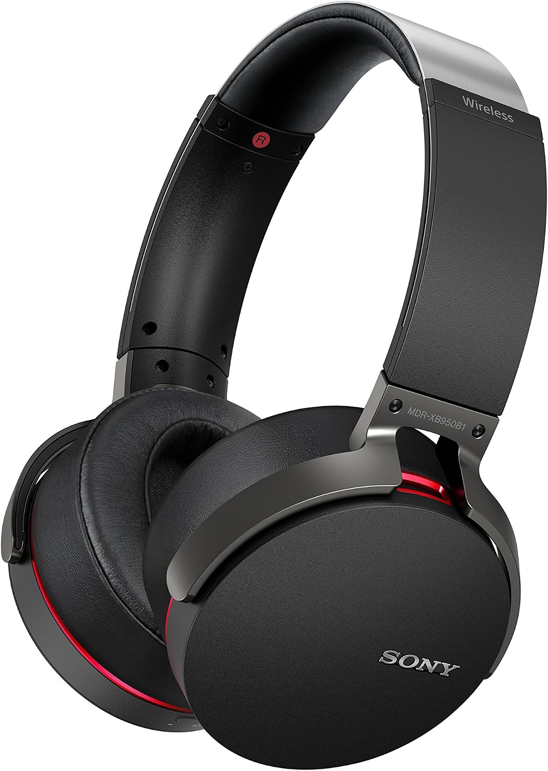 Sony XB950B1 Extra Bass, Auriculares Inalámbricos con Bluetooth, Alámbrico/Inalámbrico, Talla Única, Negro