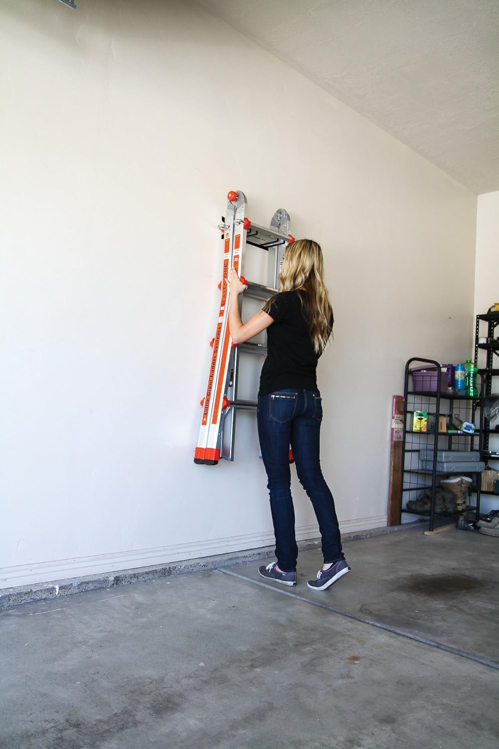 Little Giant 14013-001 Model 17 250 Lbs Capacity Alta-One Ladder, 15 Feet