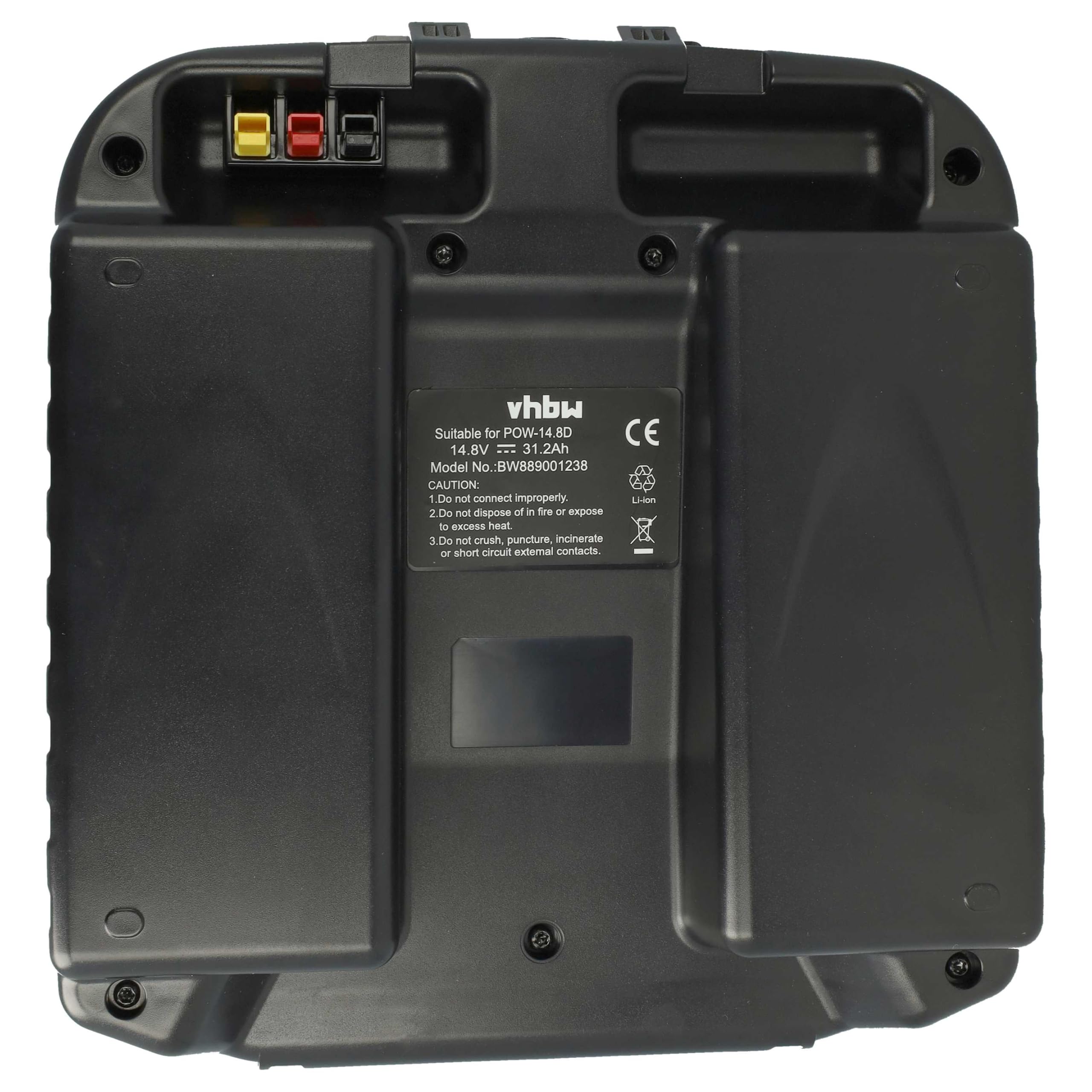 vhbw Batterie Remplacement pour PowaKaddy PK3785 | 4S8P, PK3583 pour chariot de golf électrique (31,2Ah, 14,8V, Li-ion, incl. chargeur)