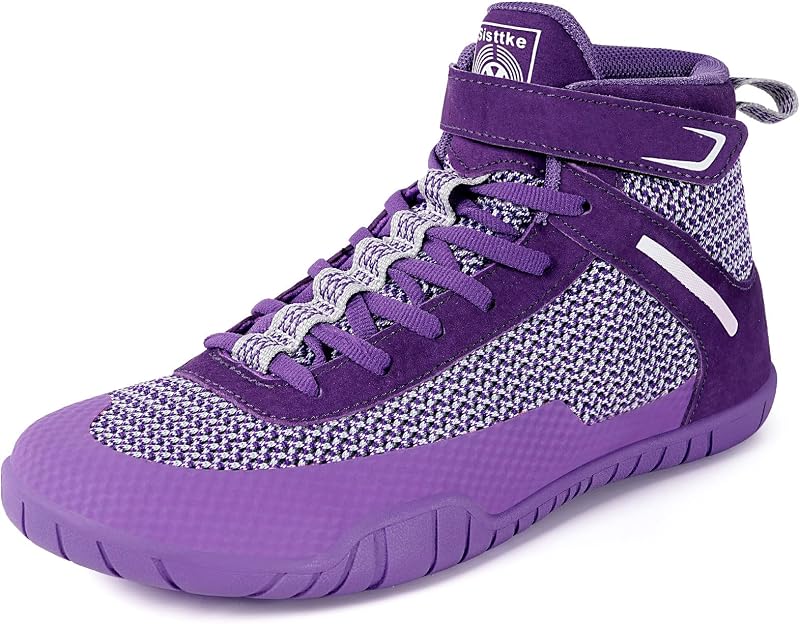 Sisttke Zapatos de lucha para mujer, zapatos de boxeo anchos