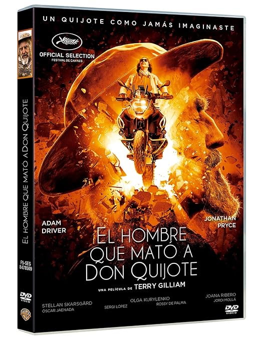 El Hombre Que Mató A Don Quijote [DVD]: Amazon.es: Adam Driver, Jonathan Pryce, Stellan Skarsgård, Olga Kurylenko, Oscar Jaenada, Terry Gilliam, Adam Driver, Jonathan Pryce: Películas y TV