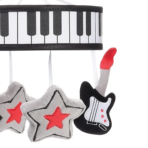 Miniatura 3 de Lambs & Ivy Rock Star Musical Baby Cuna - Juguete para chupete móvil - Guitarra  estrella