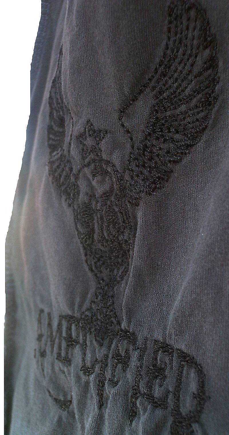 Amplified Maglietta da uomo grigio antracite Official Sex Pistols God Save The Queen Strass Vintage grigio. L